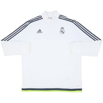 Top de entrenamiento con cierre de 1/4 adidas del Real Madrid 2015-16 - 7/10 - (XL)