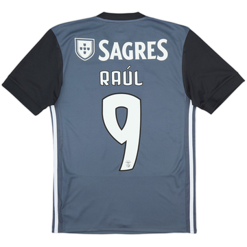 Camiseta de visitante del Benfica 2017-18 Raul #9 - 6/10 - (XS)