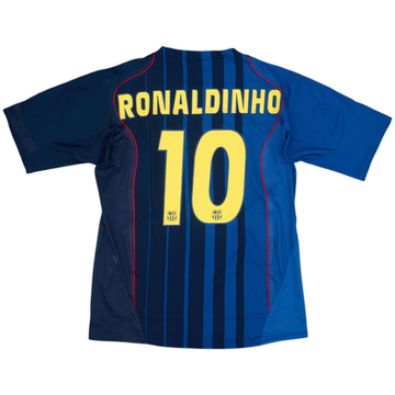 2004-05 Barcelona Home Shirt Ronaldinho #10 - 5/10 - (L)
