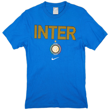 2007-08 Inter Milan L/S Nike Cotton Tee - 8/10 - (XL)