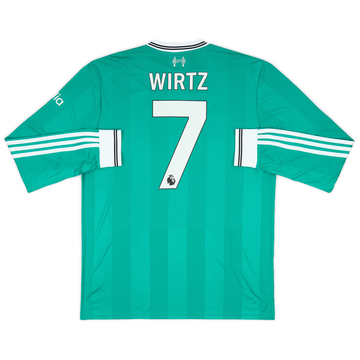 2025-26 Liverpool Authentic Third L/S Shirt Wirtz #7