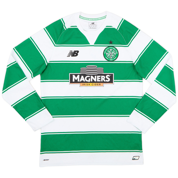 2015 16 Celtic Home L S Shirt 6 10 S