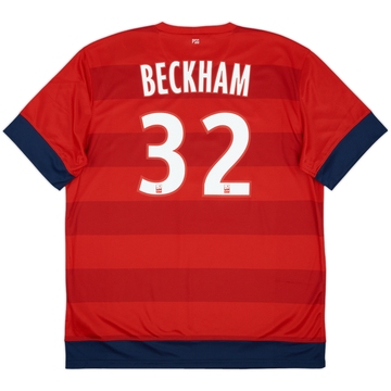 パリ・サンジェルマン BECKHAM 32 ジャージ 2012-13 Paris Saint-Germain Away Shirt Beckham #32 - 5/10 - (S)