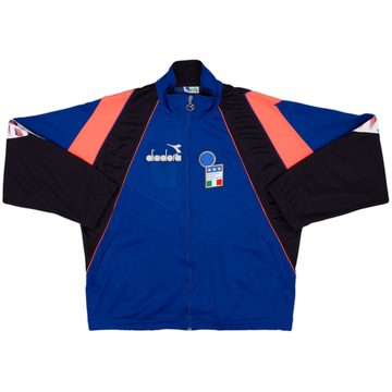 diadora 1992イタリア代表 ジャケット 1992 Italy Diadora Track Jacket - 5/10 - (XL)