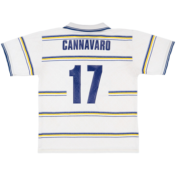 インテル・ミラノ F.Cannavaro 17 シャツ 2003-04 Inter Milan Home Shirt F. Cannavaro #17 - 10/10 - (L)