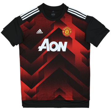 2017-18 Manchester Unido adidas Camiseta de Entrenamiento - 9/10 - (L)
