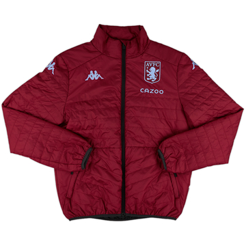 2021-22 Aston Villa Kappa 1/4 Zip Training Top - 6/10 - (S)