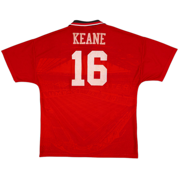 マンチェスター・ユナイテッド KEANE 16 レプリカシャツ M 1998-00 Manchester United Home Shirt Keane #16 - 5/10 - (S.Boys)