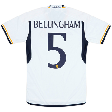 2023-24 Real Madrid Camiseta Local Bellingham #5 (S)
