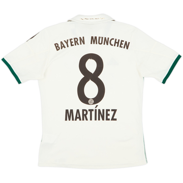 Camiseta de visitante del Bayern Munich 2013-14 Martinez #8 - 6/10 - (13-14 Años)