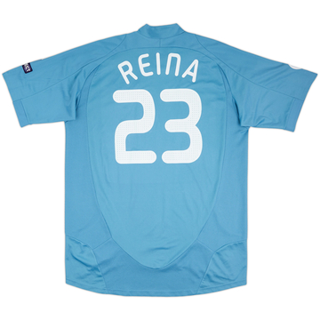 Camiseta de portero versión jugador de España 2008 Euro 2008 Reina #23 - 8/10 - (XL)