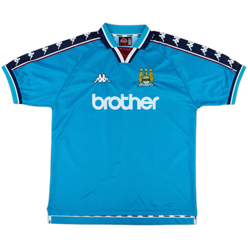 1997-99 Manchester City Home Shirt - 8/10 - (L)