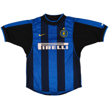 2003-04 Inter Milan Basic Home Shirt #3 - 8/10 - (M.Boys)