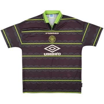 1998-99 Celtic Away Shirt Larsson #7 - 10/10 - (XL)