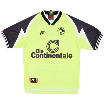 1995-96 Borussia Dortmund 'Deutscher Meister' Home Shirt - 9/10 - (XS)