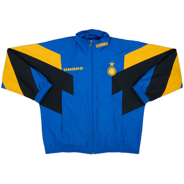 90s UMBRO×INTER 96/98 Half Zip Piste 1997-98 Inter Milan Umbro 1/4 Zip Track Jacket - 5/10 - (M)