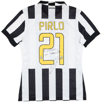 2014-15 Juventus Player Issue Signed Home Shirt Pirlo #21 - 5/10 - (L)