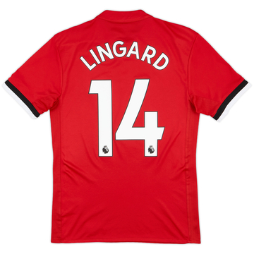 2017-18 Manchester United Away L/S Shirt Lingard #14 - 8/10 - (XS)