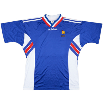 1996 France U-21 Match Issue Home Shirt #13