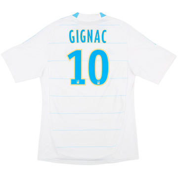 2010-11 Olympique Marseille Home Shirt Gignac #10 - 7/10 - (L)