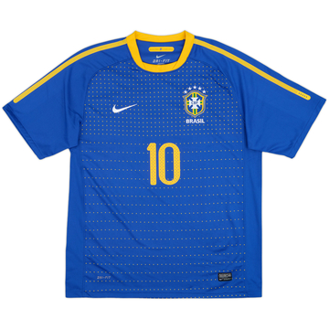 2010-11 Brazil Away Shirt #10 - 10/10 - (L)