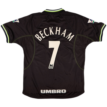 1998-99 Manchester United Third Shirt Beckham #7 - 9/10 - (M)