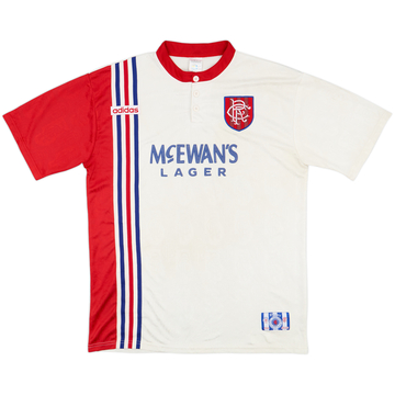 ウェア Glasgow Rangers 1996/97  Uniform Glasgow Rangers 1996-97 Home Retro Jersey [Free Shipping]