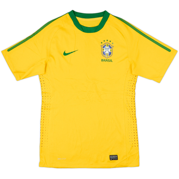 2010-11 Brazil Authentic Home Shirt - 5/10 - (M)