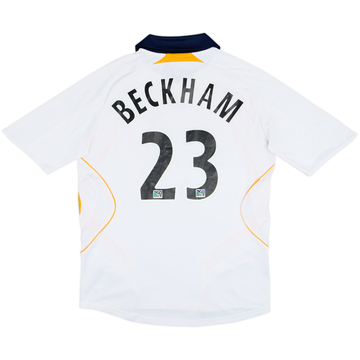 2007-08 LA Galaxy Home Shirt Beckham #23 - 6/10 - (M)