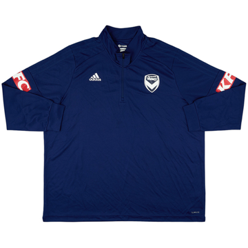 2018-19 Melbourne Victory adidas 1/4 Zip Training Top - 8/10 - (3XL)