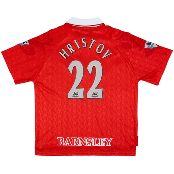 1997-98 Barnsley Home Shirt Hristov #22 - 6/10 - (L)