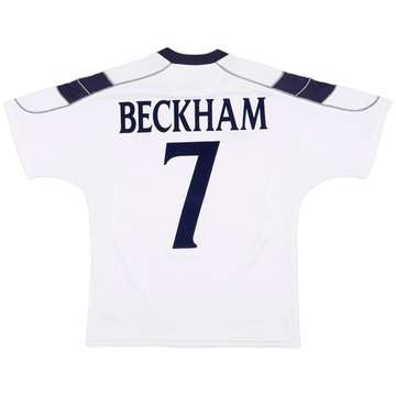 2000-01 Manchester United Away Shirt Beckham #7 - 8/10 - (M)