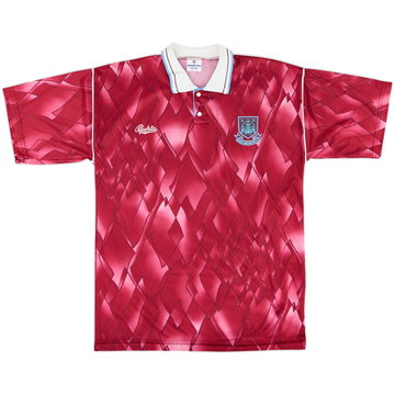 1990-91 West Ham Bukta Training Shirt - 9/10 - (S)