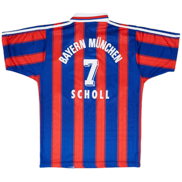 バイエルンミュンヘン #7 Scholl 1997 1999 ゲームシャツ XL バイエルンミュンヘン #7 Scholl 1997 1999 ゲームシャツ XL