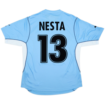 2001-02 Lazio Home Shirt Nesta #13 - 7/10 - (XL)