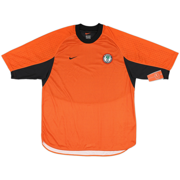 2000-01 Nigeria Nike Player Issue Hooded Rain Jacket (L)