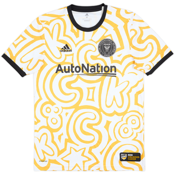 Camiseta adidas de pre-partido versión jugador del Inter Miami 2020-21 (Morgan) - 9/10 - (M)