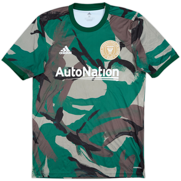 Camiseta adidas de pre-partido versión jugador del Inter Miami 2020-21 (Morgan) - 9/10 - (M)