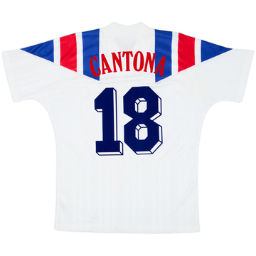 1992-94 France Away Shirt Cantona #18 - 6/10 - (S)