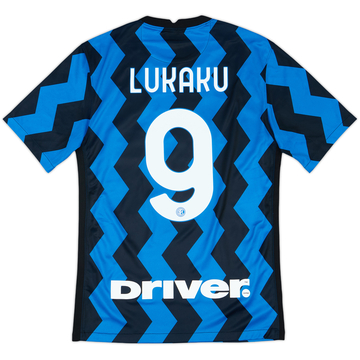 2020-21 Inter Milan Authentic Home Shirt Lukaku #9 (S)