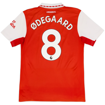 アーセナル ØDEGAARD 8番 ジャージ Mサイズ 2022-23 Arsenal Authentic Home Shirt Odegaard #8 - 8/10 - (XXL)