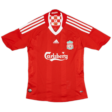 1995-96 Liverpool Home Shirt - 8/10 - (XS.Boys)