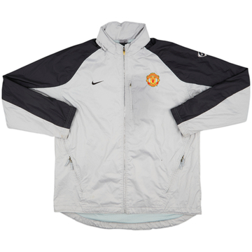 2003-04 Manchester United Nike Hooded Rain Jacket - 8/10 - (XXL)