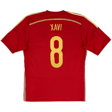 Camiseta de local de España 2013-15 Xavi #8 - 8/10 - (S)