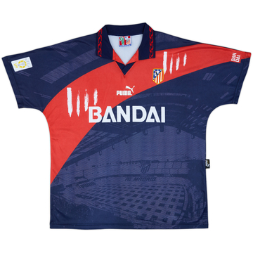 Maillot Nike Atlético Madrid Extérieur 2007/08 – Bleu, Taille L Homme – Portugal