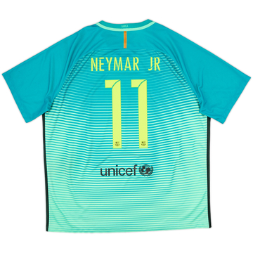 2016-17 Barcelona Third Shirt Neymar Jr #11 - 6/10 - (XXL)