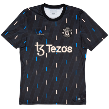 2022-23 Manchester Unido adidas Camiseta de Entrenamiento - 10/10 - (M)