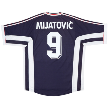 1998-99 Yugoslavia Home Shirt Mijatovic #9 - 10/10 - (L)
