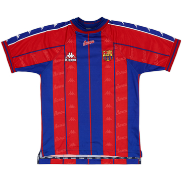 1997-98 Barcelona Home Shirt Figo #7 - 8/10 - (M)