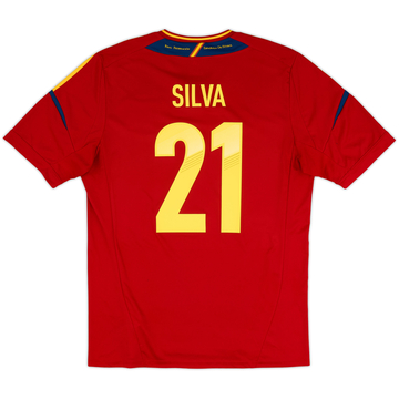 Camiseta de local de España 2011-12 Silva #21 - 6/10 - (S)